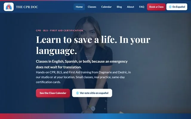 The CPR Doc, a Hive-Rise client site