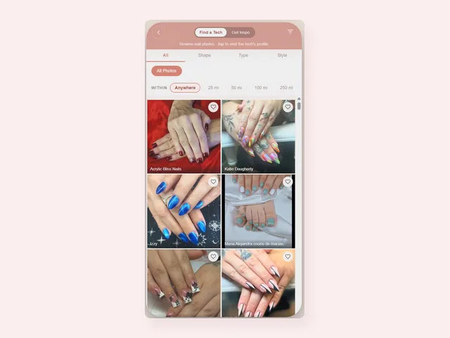 My Nail Connection, a Hive-Rise client site