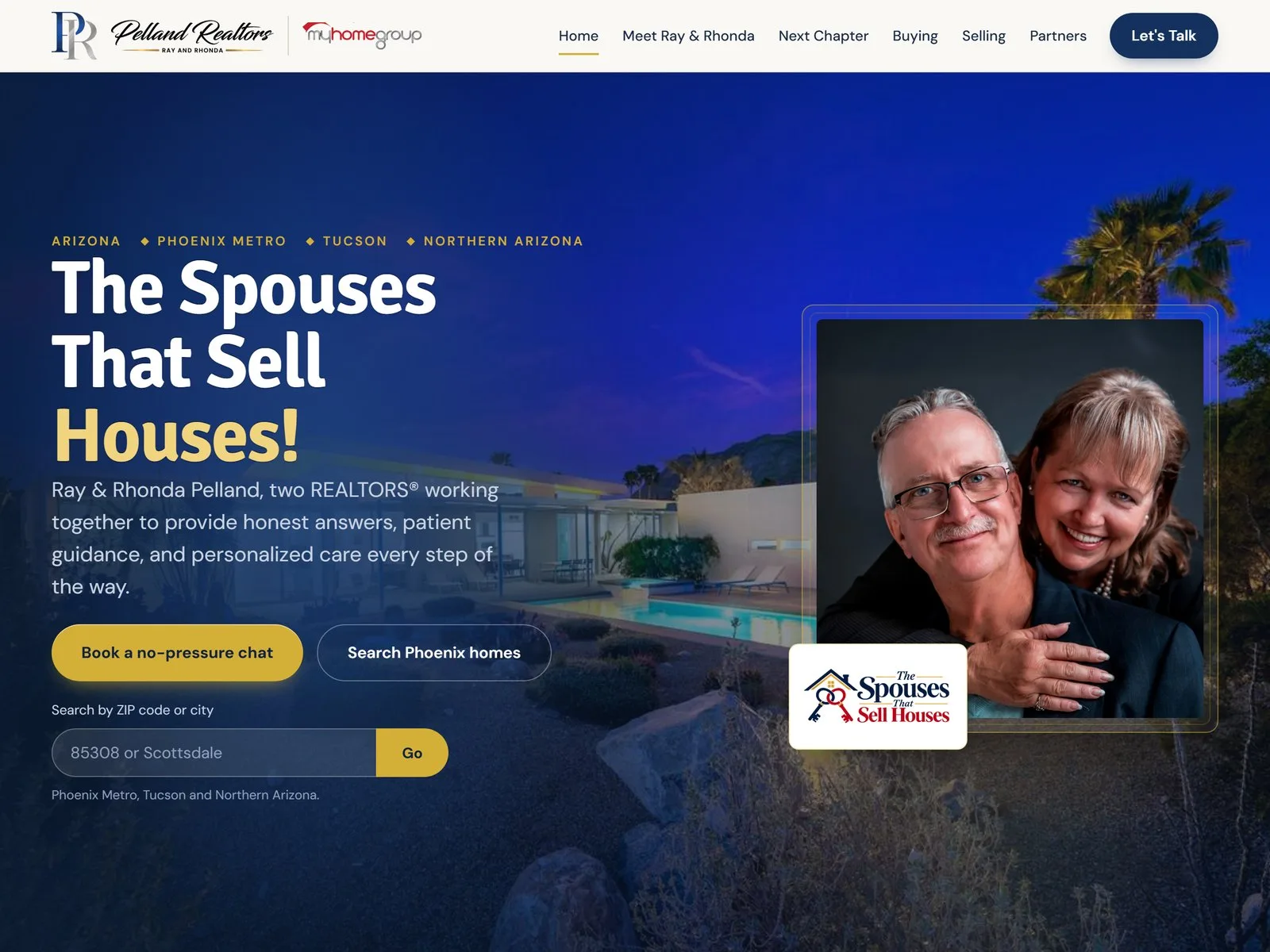 Pelland Realtors homepage: The Spouses That Sell Houses